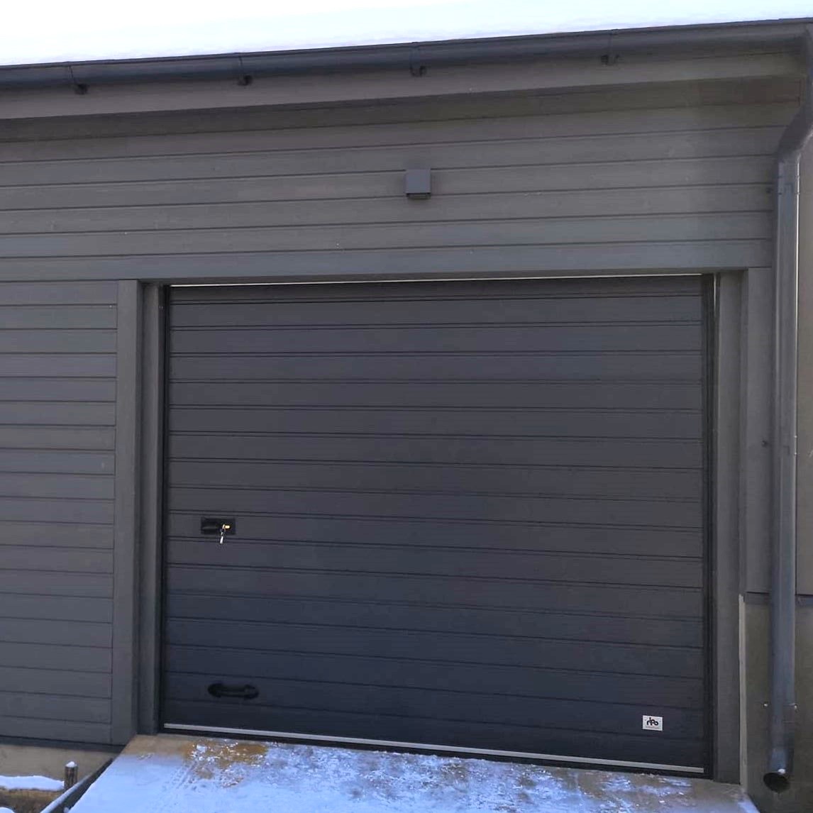 anthracite ribbed garage doors beautiful